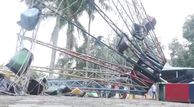 ഹാപ്പിലാൻഡ് അമ്യുസ്മെന്റ് പാർക്ക് അപകടത്തിൽ കേസെടുത്ത് പൊലീസ്