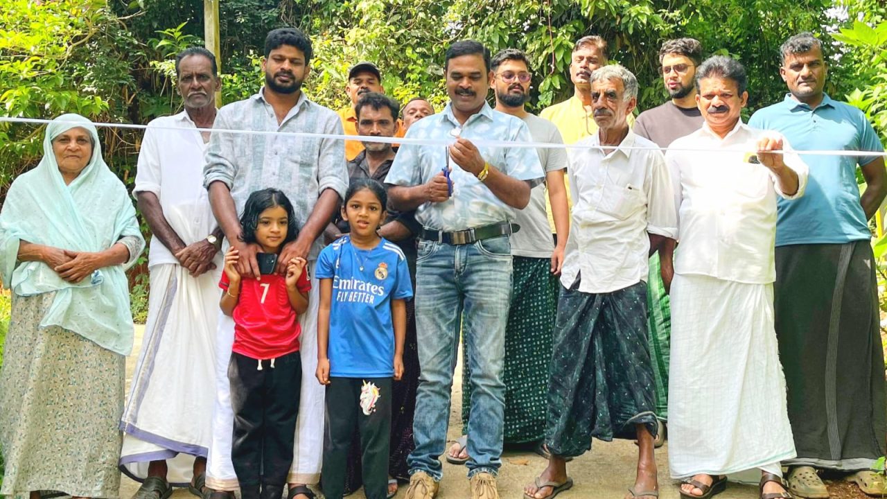 പാറത്തോട് എടക്കണ്ടൻ പടി റോഡ് ഉദ്ഘാടനം ചെയ്തു