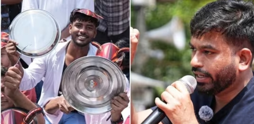 ഉടൻ ജന്തർ മന്തറിൽ എത്തണം! പാത്രം കൊട്ടി പ്രതിഷേധിച്ച് കോക്കറോച്ച് ജനത പാർട്ടി; ധർമേന്ദ്ര പ്രധാന്റെ രാജി ആവശ്യപ്പെട്ട് പ്രതിഷേധം ശക്തമാകുന്നു