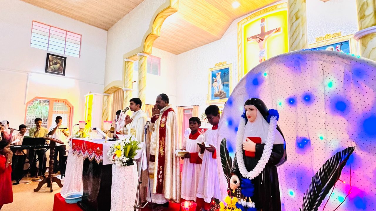 വി. അൽഫോൻസാമ്മയുടെ തിരുനാൾ ആഘോഷിച്ചു