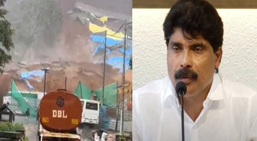 വയനാട് കള്ളാടി മണ്ണിടിച്ചിൽ മനുഷ്യനിർമ്മിതമെന്ന് മന്ത്രി ടി സിദ്ദിഖ്