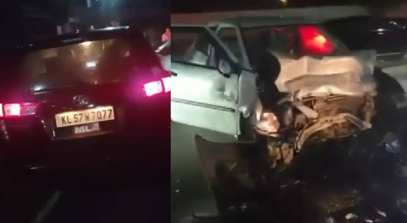 പത്തനംതിട്ടയിൽ കാറുകൾ തമ്മിൽ കൂട്ടിയിടിച്ച് അപകടം: ആറൻമുള MLA അബിൻ വർക്കിക്ക് പരുക്ക്