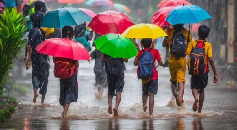 മഴ കനക്കുന്നു: 10 ജില്ലകളിലെ വിദ്യാഭ്യാസ സ്ഥാനങ്ങൾക്ക് നാളെ അവധി
