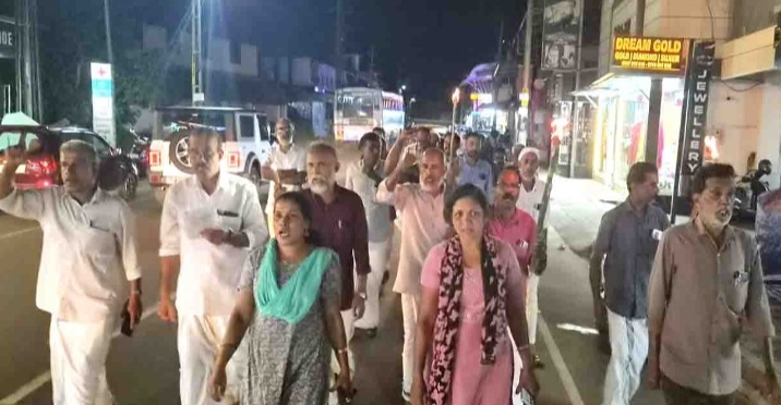 കര്‍ഷക സംഘം പ്രതിഷേധ പ്രകടനം നടത്തി