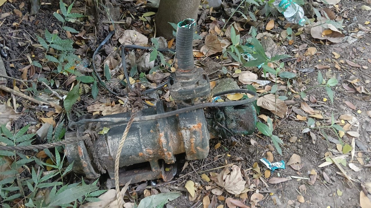 മോട്ടറും പമ്പും സാമൂഹ്യവിരുദ്ധർ നശിപ്പിച്ചതായി പരാതി